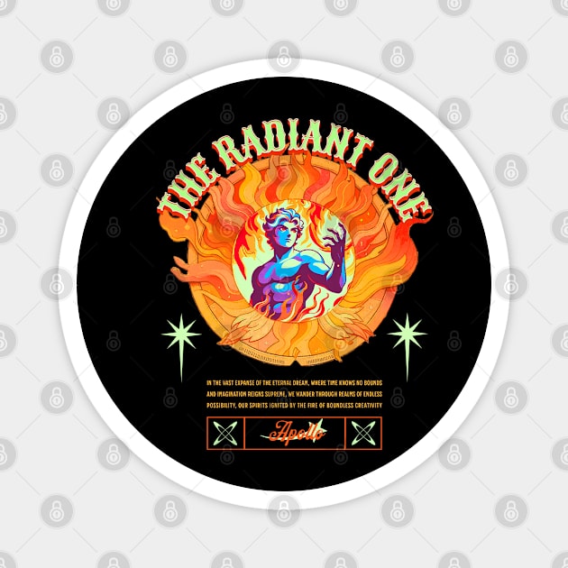 The radiant one | Front & Back Magnet by Strawhat D. Signs